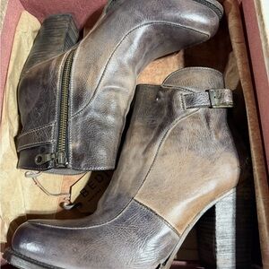 BED|STU Isla Tonic Breeze TD Women's Distressed Brown Heeled Boots